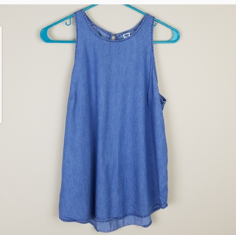 SOLD Old NavyDenim Sleeveless Racerback Tank Top